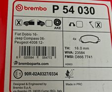 Brembo P54030 brake pads