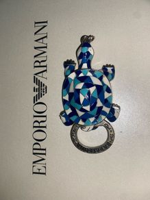 Barcelona beer bottle opener key ring