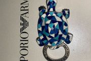 Barcelona beer bottle opener key ring