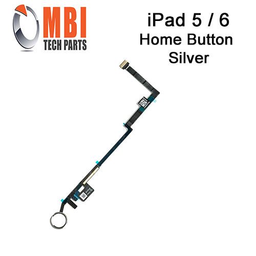 iPad 5 iPad 6 Home Button Replacement Menu Flex Ribbon Cable Silver