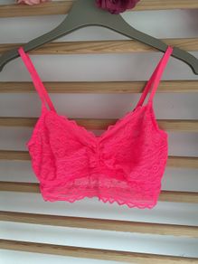 bralette florescent medium Victoria secrets pink range medium Bnwot