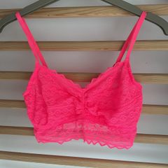 bralette florescent medium Victoria secrets pink range medium Bnwot