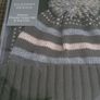 Damon Chunky Stripe Hat & Scarf Set (Navy) - With Gift Box Image 2