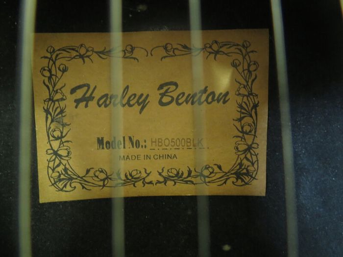 Guitar Harley Benton HBO 500 BLK