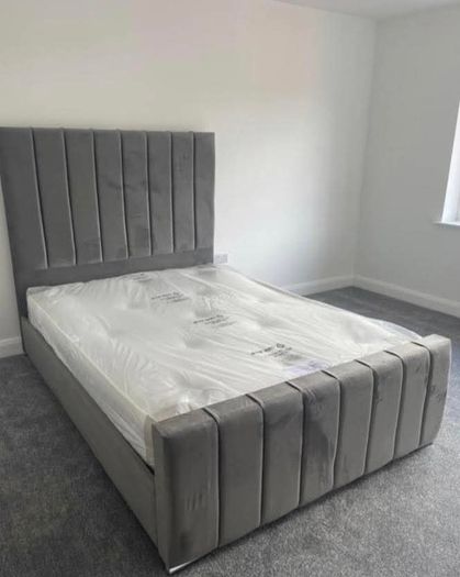 New Double & King Size Bed Frames + Mattress Optional