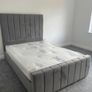 Double/King Size Bed Frame With Mattress Image 2