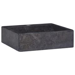 Sink Black 40x40x12 cm Marble