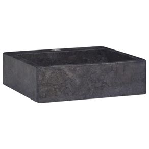 Sink Black 40x40x12 cm Marble