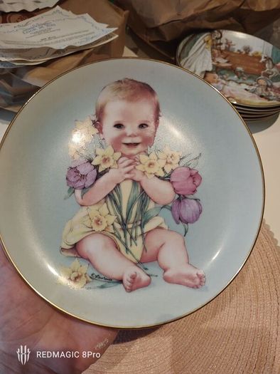8 Collection Of Danbury Mint Fine Porcelain Plates
