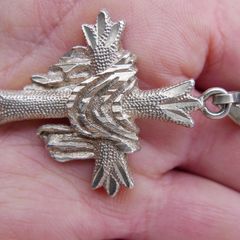 Vintage Large Sterling Silver 925 Cross L-2,2"