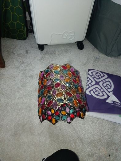 Colourful lampshade
