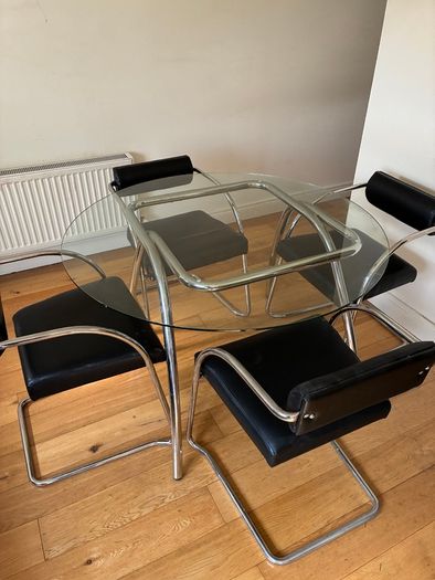 Dining table and 4 chairs