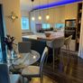 4 beige dining chairs and 2 counter stools Image 2
