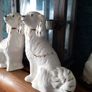 vintage pair ofStaffordshire WallyDogs Image 2