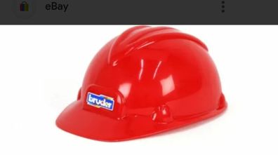 Bruder fireman helmet never used