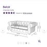 DFS Belair sofa set, 3+2 and footstool Image 4