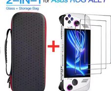 Hard Case + 3 Screen Protectors - Asus Rog Ally