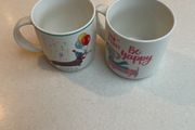 Daschund mugs x 2