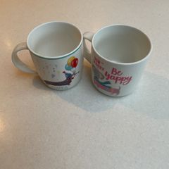 Daschund mugs x 2