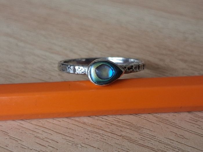 Silver ring size M