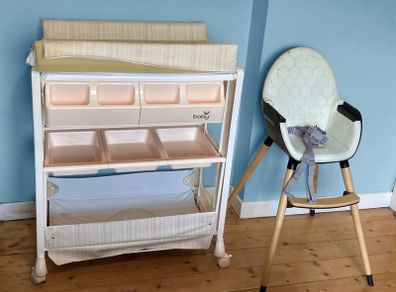 Baby Essentials Bundle | Babylo Changing Station + Modern High Chair