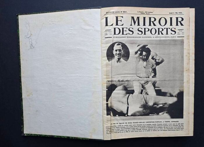 Le Miroir des Sports 1924  1925  Complete Bound Volume 686 Pages Paris Olympics