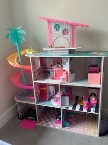 LOL Doll house with furniture.(Collection of dolls also available for additional cost)