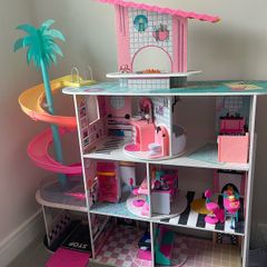 LOL Doll house with furniture.(Collection of dolls also available for additional cost)