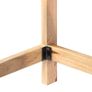 Desk 180x120x76 cm Solid Mango Wood Image 2