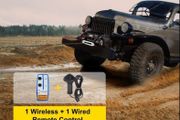 Electric Winch 13500 LBS/ 6123KG 12V 27M/92FT Synthetic Tow Rope
