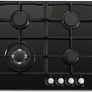 Gas Hob 4 Burners, NG/LPG Convertible, 60cm Black Glass Gas Cooker Hob with Wok Burner, Built-in Cooktop with Flame Failure Protection, 8060W Image 7