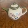 Pottery tea pot and a pair of matching mugs Image 5
