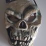 Vintage FrightZone Skull Latex Mask - Halloween Theme Image 3
