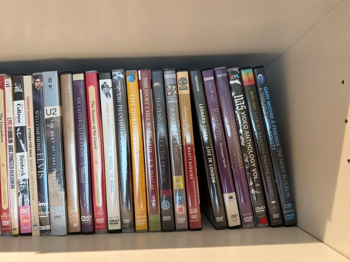 Personal Music CD and Music DVD Collection For Sale. Around 600 Titles. VG-EX Condition