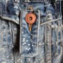 Modern Denim Vest Custom made size 10 Image 3