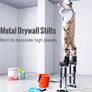 Drywall Stilts Aluminum Tool Stilts 61 cm-102 cm Adjustable Painting Black Image 7