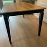Upcycled Solid Wood Dining Table - Hand Painted White Coffee Whitewash - Modern Rustic - One of a Kind Image 10