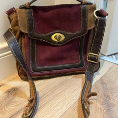 Zara suede handbag