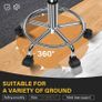 NEW SALE PU Leather Round Rolling Stool Swivel Height Adjustment Home Office Stool Drafting Lab Kitchen Massage Stools with wheels Office Chair Image 2