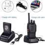 FREE EXPRESS SHIPPING 8 Pack 88E Long Range Walkie Talkie USB Rechargeable 16CH Walky Talky Radio with Earpieces and LED Light Voice Prompt for Field Survival Biking and Hiking Image 5