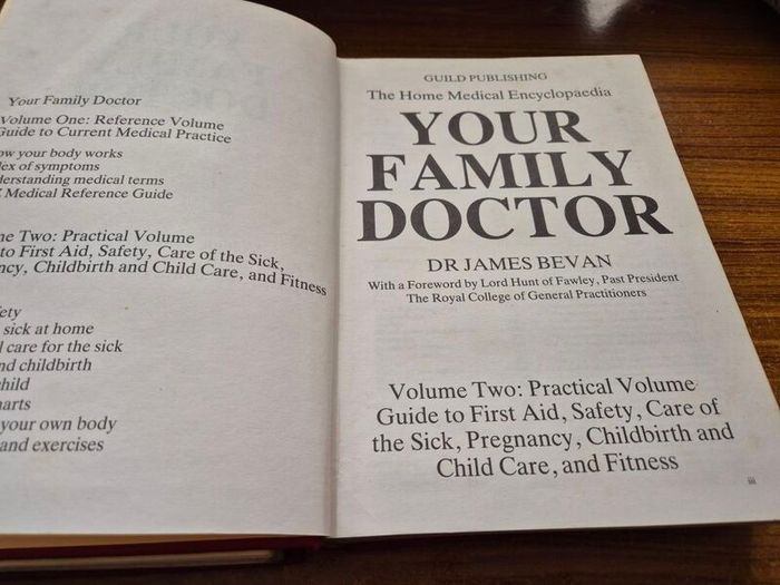 Your Family Doctor. The Home Medical Encyclopaedia. Complete 2 Volumes. James Bevan.