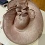 Metallic Blush Disc Shape Fascinator Image 8