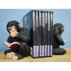 Book ends Monkeys Black