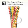 Paper Straws 120pcs Biodegradable Recyclable Drinking Straws for Party Birthday Wedding Image 2