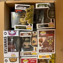 2 Full boxes of POP figures and Star Wars Collectibles