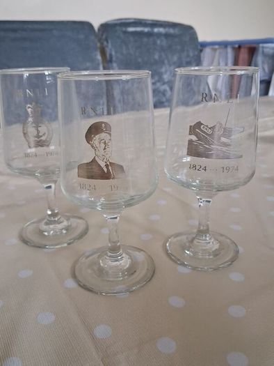 Commerative RNLI Goblets