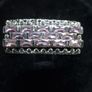 Sterling Silver 925 Pink Stone Statement Ring Image 6