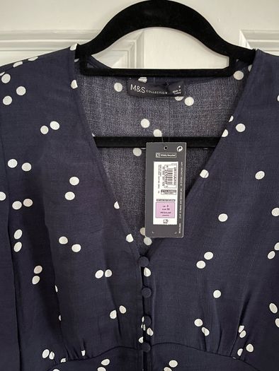 Brand new M&S v-neck dress