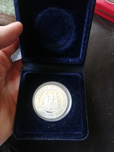 1992 UK Silver Proof 25 ECU Coin