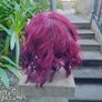 Sexy curly realistic burgundy wig for crossdresser or sexy girls Image 2